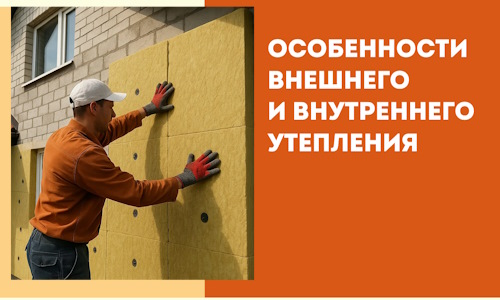 Какие особенности внешнего и внутреннего утепления в Старой Руссе
