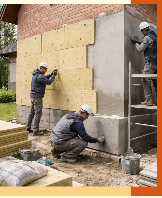 Утепление частного дома в Старой Руссе под ключ от 7643 руб/м2 — недорого | ТепломастерСрс