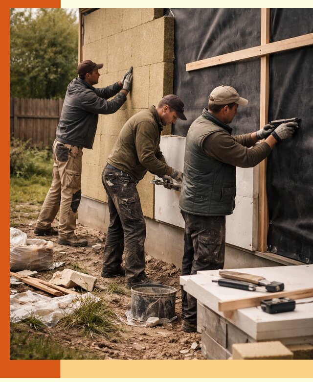 Утепление дачного дома под ключ в Старой Руссе