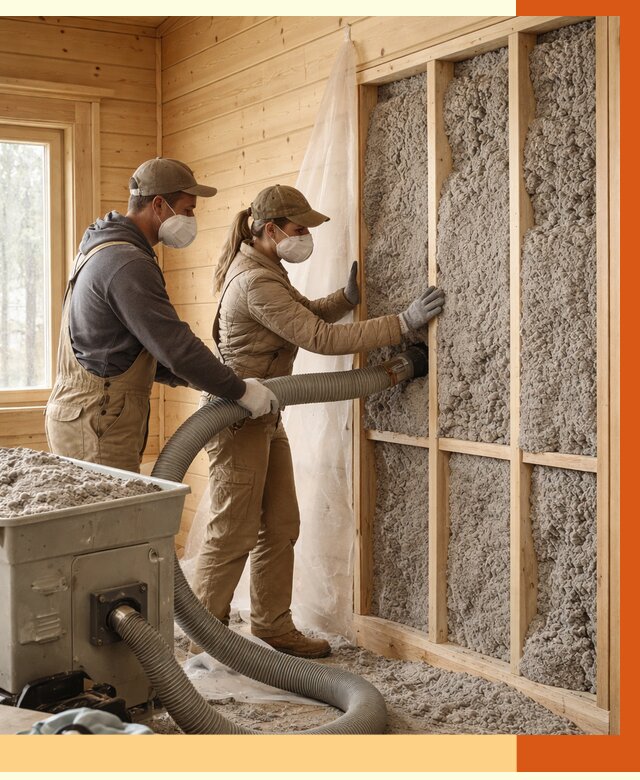 Утепление дачного дома эковатой в Старой Руссе от 1478 руб./м2 — комплексно, ТепломастерСрс