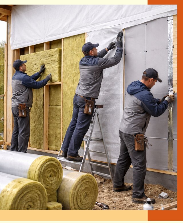 Утепление каркасного дома в Старой Руссе от 4280 руб./м2 — профессионально | ТепломастерСрс