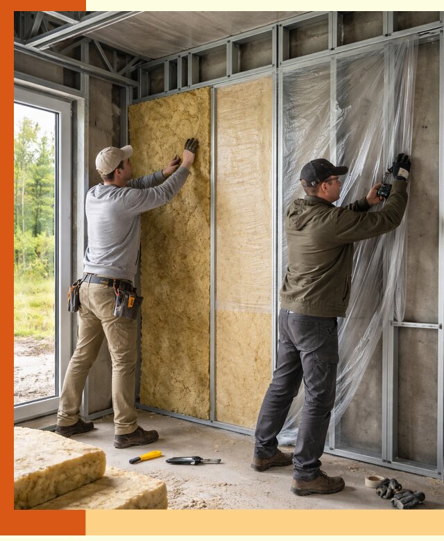 Утепление дома из ЛСТК в Старой Руссе с гарантией качества и эффективности