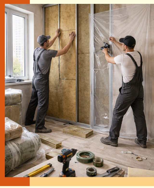 Утепление квартиры изнутри профессионально в Старой Руссе