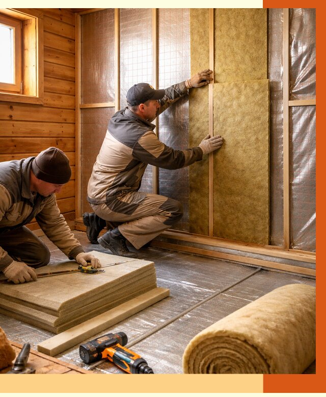 Утепление бани изнутри в Старой Руссе под ключ от 4280 руб./м² | ТепломастерСрс