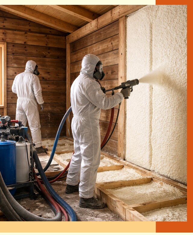 Утепление бани ппу в Старой Руссе под ключ от 4280 руб./м2 | ТепломастерСрс - напыление и монтаж ппу