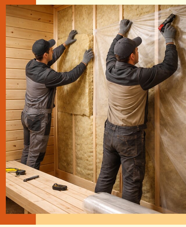 Профессиональное утепление сауны в Старой Руссе с гарантиями качества