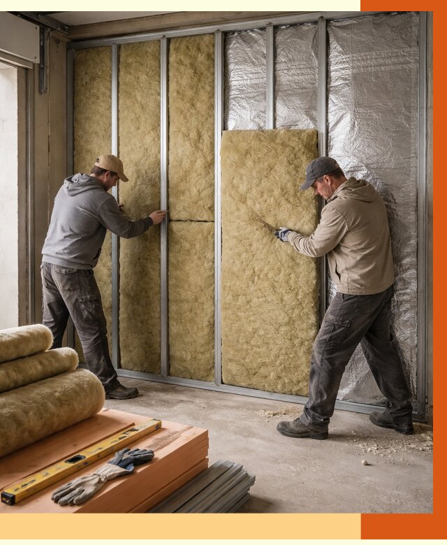 Утепление гаража изнутри в Старой Руссе от 7643 руб/м2 — работы и цена | ТепломастерСрс