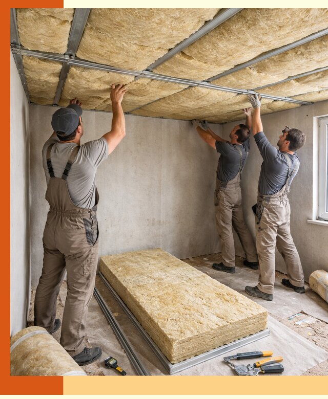 Утепление потолка в Старой Руссе — тепло и без сквозняков