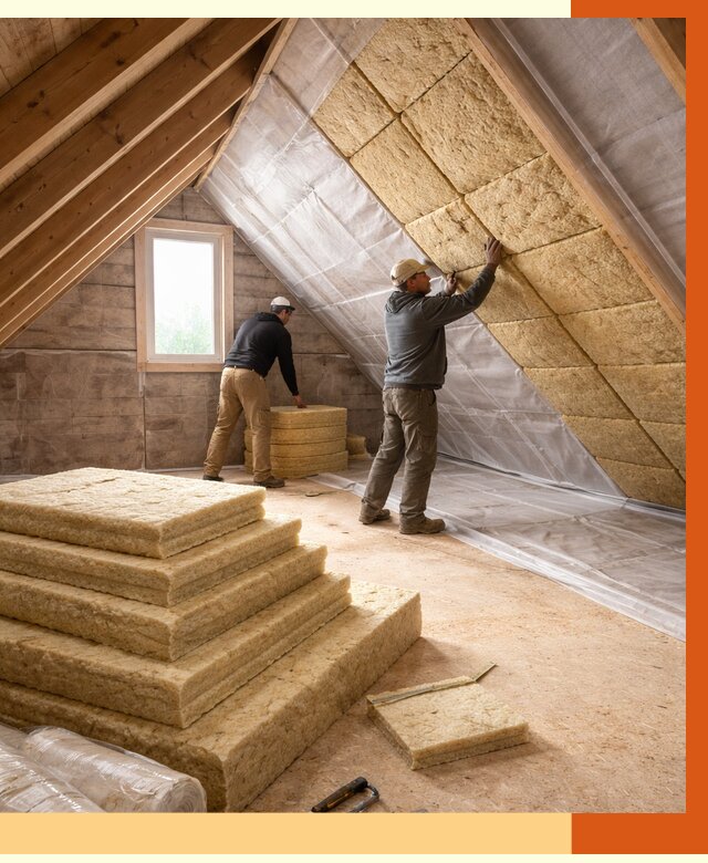 Утепление мансарды в Старой Руссе от 2548 руб/м2 — комплексно и под ключ | ТепломастерСрс