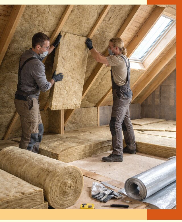 Утепление мансарды минватой в Старой Руссе от 4280 руб./м2 — монтаж и пароизоляция | ТепломастерСрс