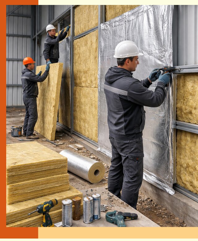 Утепление металлического ангара профессионально в Старой Руссе