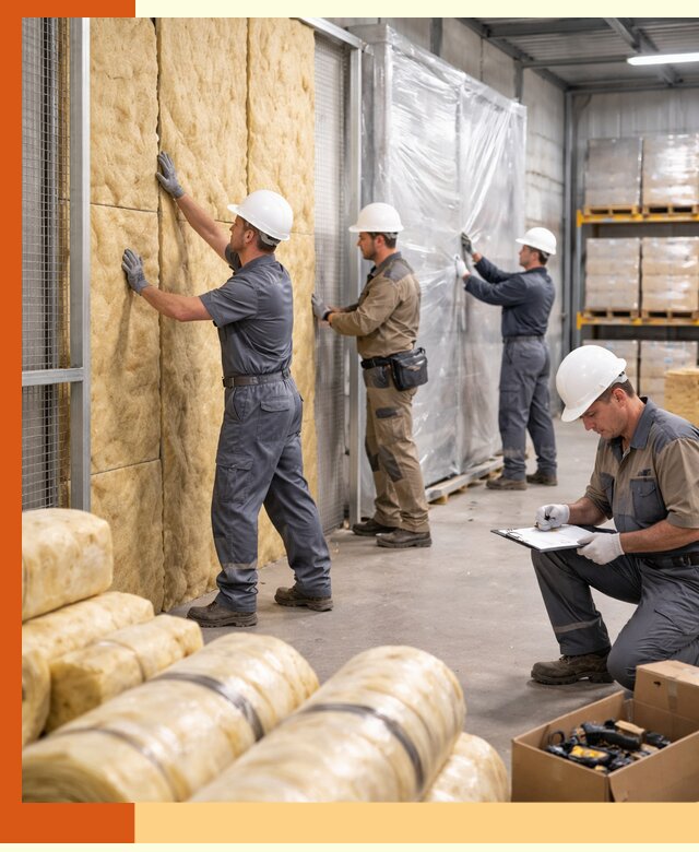 Утепление склада готовой продукции в Старой Руссе качественно и быстро