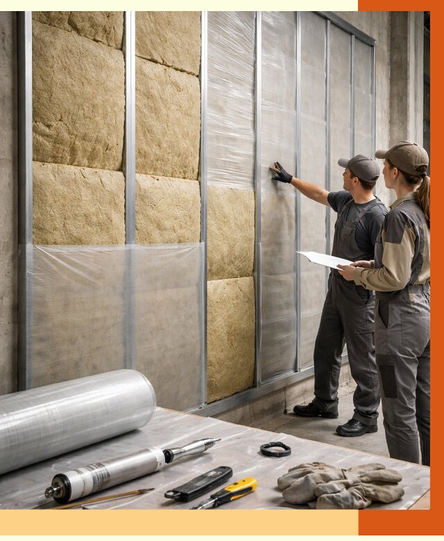 Утепление склада химсырья в Старой Руссе от 4586 руб. под ключ | ТепломастерСрс