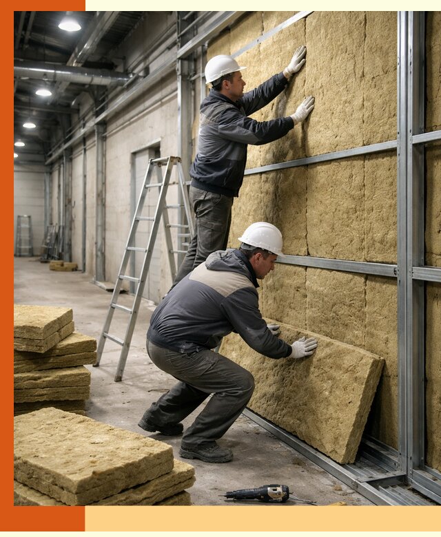 Утепление цеха под ключ в Старой Руссе с гарантией качества