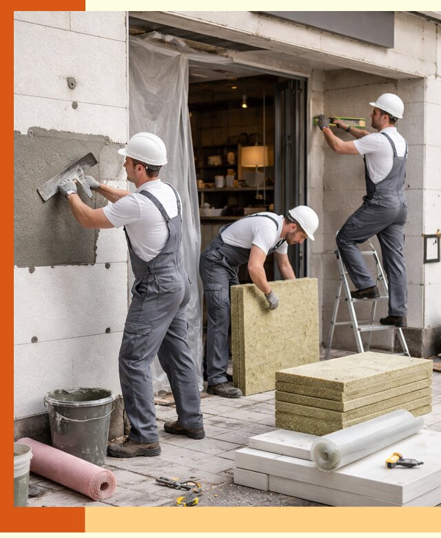 Утепление кафе в Старой Руссе: профессиональная теплоизоляция и монтаж