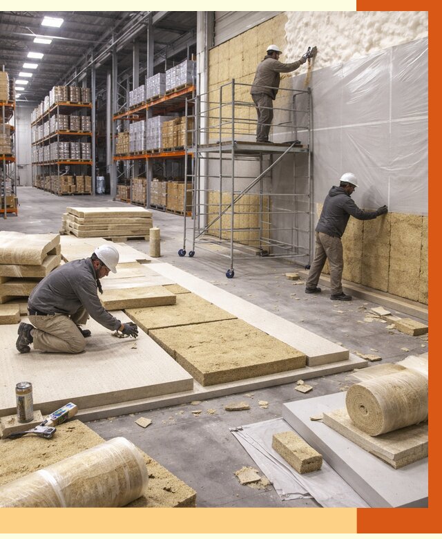 Утепление складского терминала в Старой Руссе от 7643 руб./м² под ключ | ТепломастерСрс