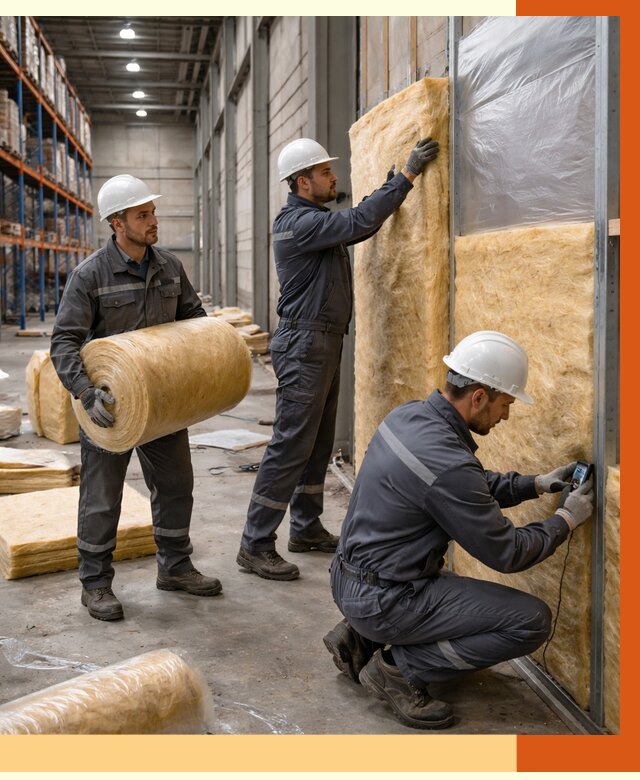 Утепление логистического центра в Старой Руссе от 4586 руб/м² под ключ | ТепломастерСрс