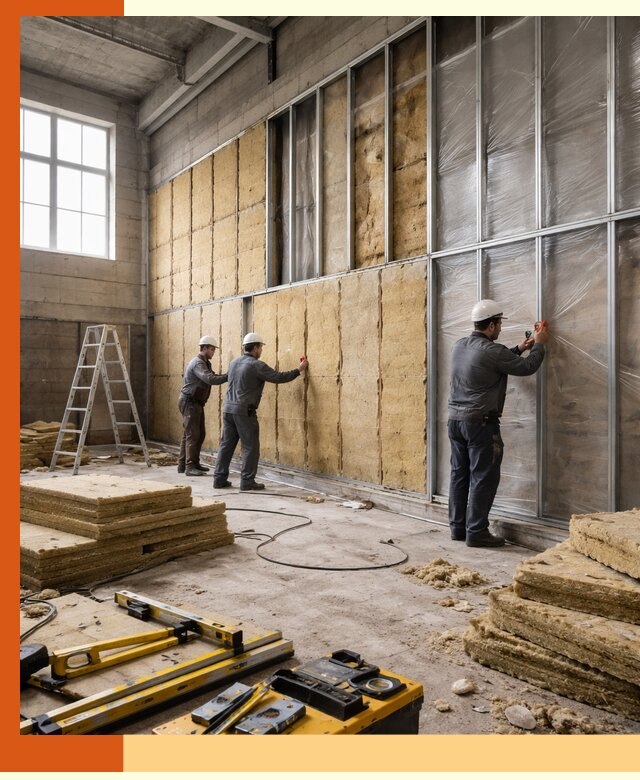 Утепление спортивного зала в Старой Руссе качественно и недорого