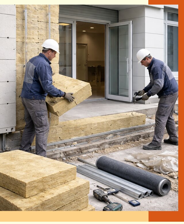 Утепление медицинского центра в Старой Руссе под ключ от 12738 руб./м² | ТепломастерСрс