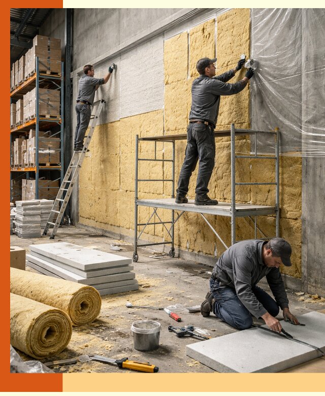 Утепление холодного склада под ключ в Старой Руссе