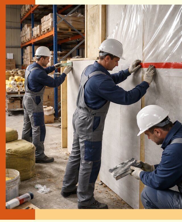 Утепление теплого склада под ключ в Старой Руссе