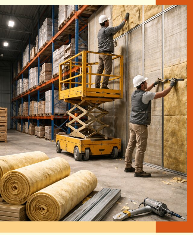 Утепление торгового склада в Старой Руссе от 3261 руб/м2 — комплексно и под ключ | ТепломастерСрс