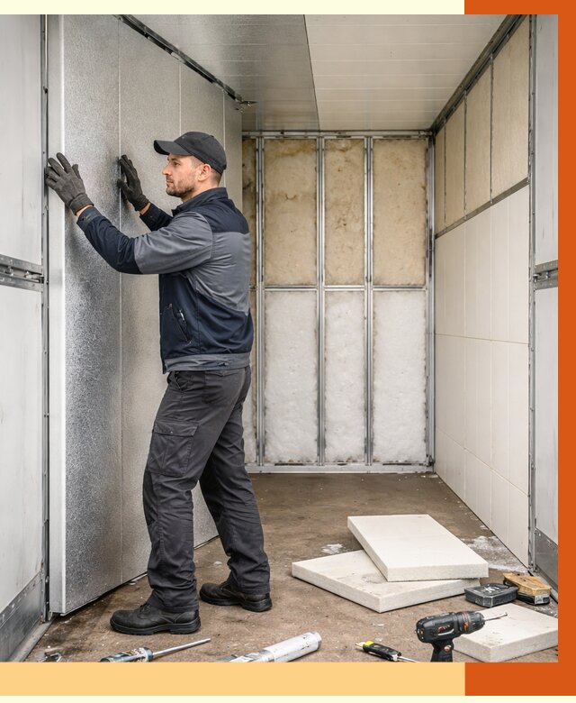 Утепление холодильного кузова в Старой Руссе от 13757 руб. под ключ | ТепломастерСрс