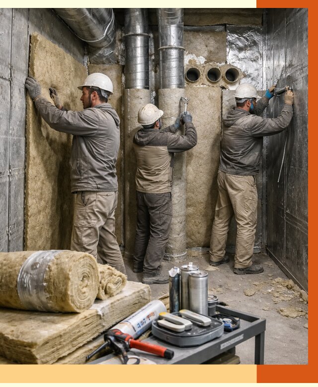 Утепление венткамеры в Старой Руссе под ключ от 1478 руб. — профессионально | ТепломастерСрс