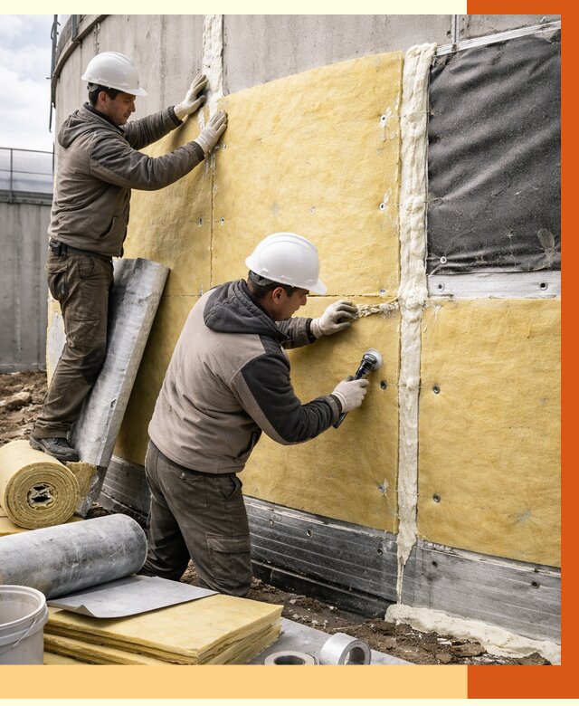 Утепление резервуара в Старой Руссе от 28023 руб/м2 — монтаж ППУ и комплекс под ключ | ТепломастерСрс