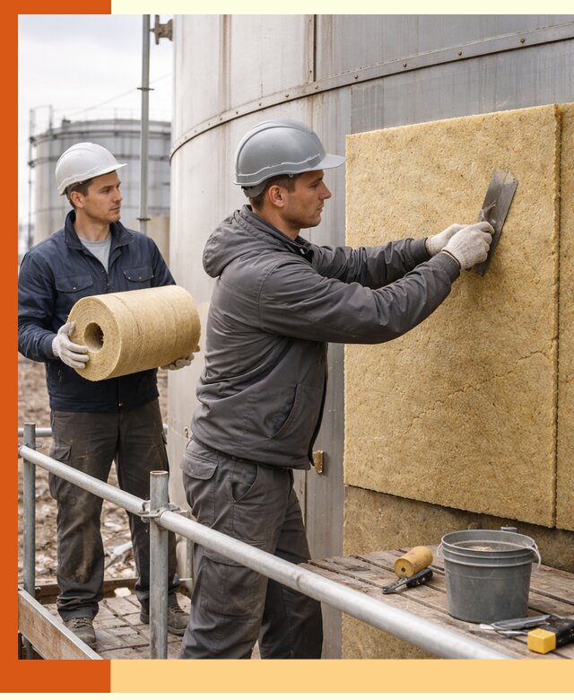 Профессиональное утепление резервуара и теплоизоляция в Старой Руссе