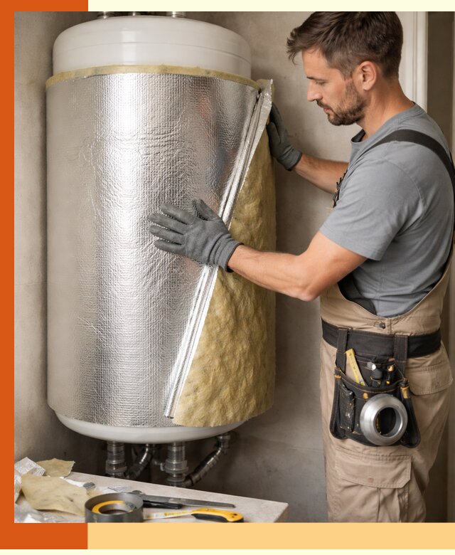 Утепление бойлера в Старой Руссе для снижения теплопотерь и экономии энергии