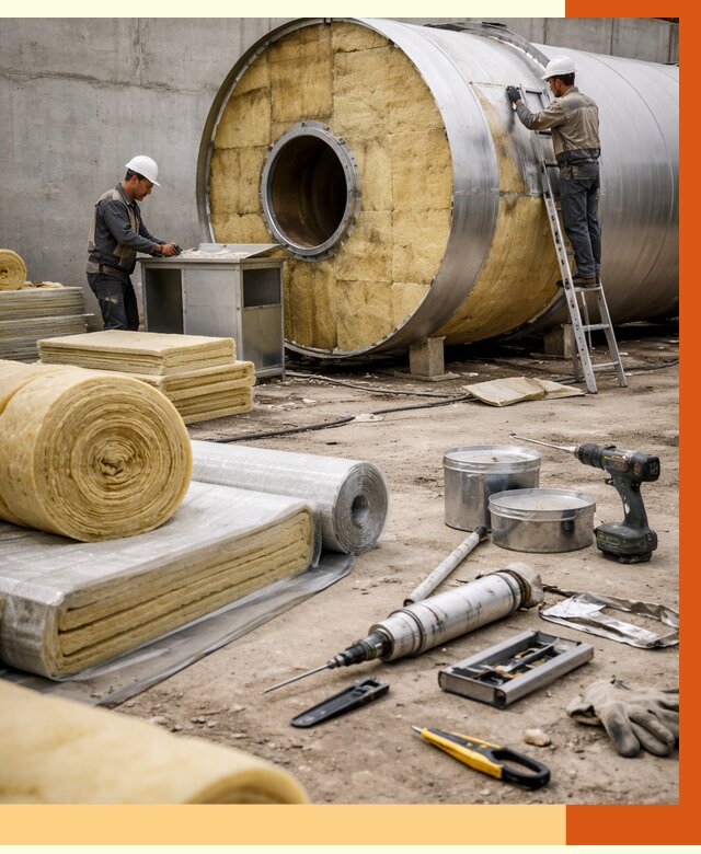 Утепление резервуара с топливом в Старой Руссе от 28023 руб. под ключ | ТепломастерСрс