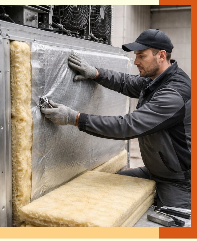 Утепление холодильного агрегата в Старой Руссе от 8662 руб. под ключ | ТепломастерСрс