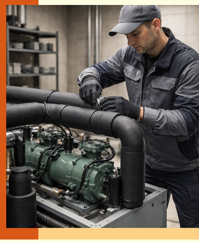 Утепление холодильного агрегата и теплоизоляция в Старой Руссе