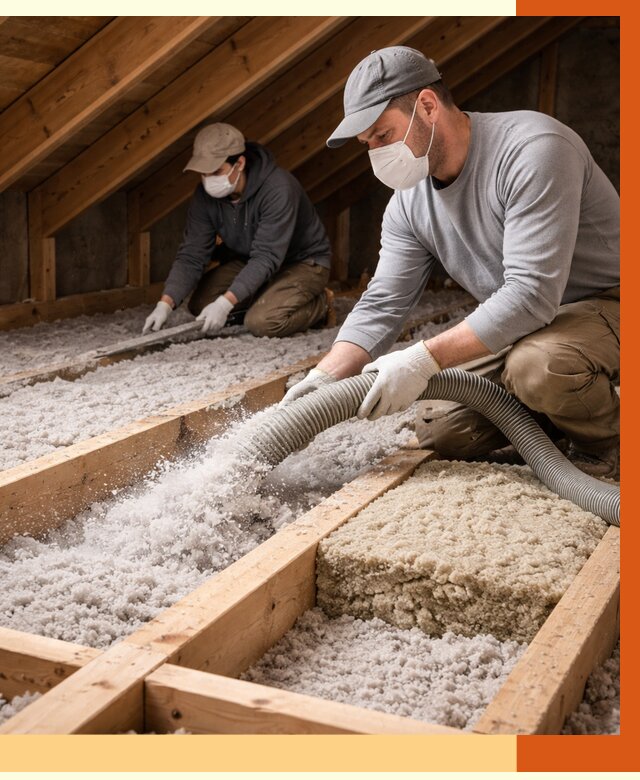 Заполнение полостей чердачного перекрытия в Старой Руссе от 4586 руб. | ТепломастерСрс