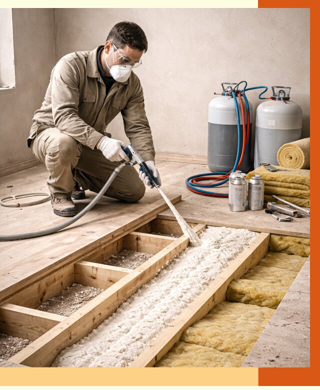 Заполнение полостей межэтажного перекрытия в Старой Руссе от 4280 руб. | ТепломастерСрс