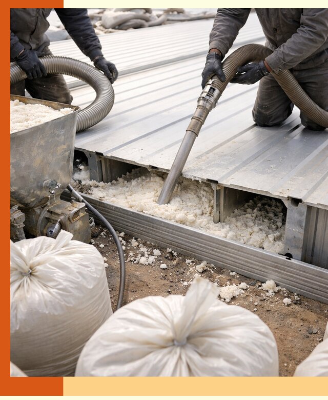 Заполнение пустот кровельных панелей пенными и мокрыми герметиками в Старой Руссе