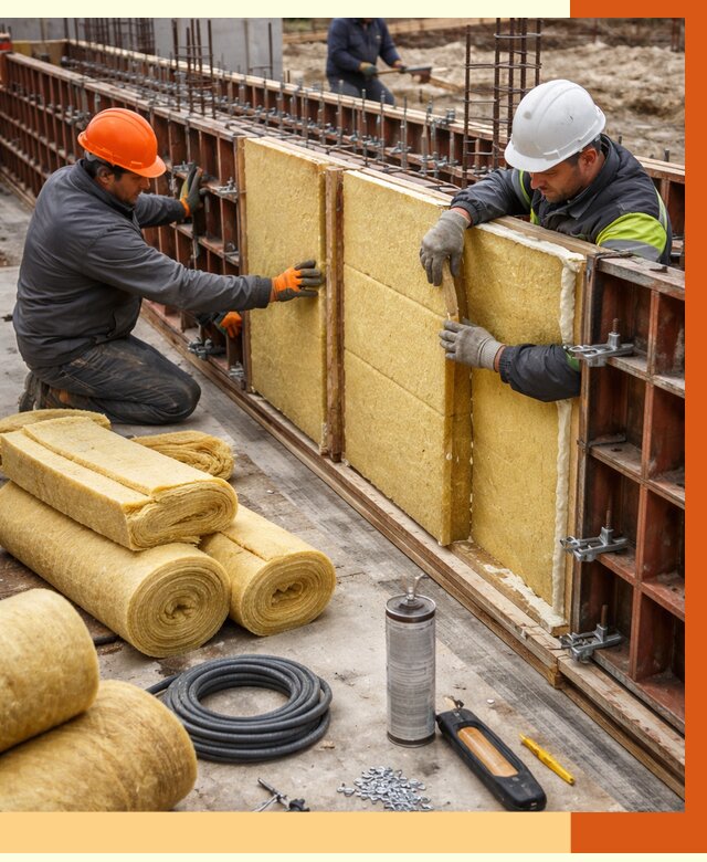 Теплоизоляция опалубки в Старой Руссе от 7337 руб. за м2 — услуги и монтаж | ТепломастерСрс