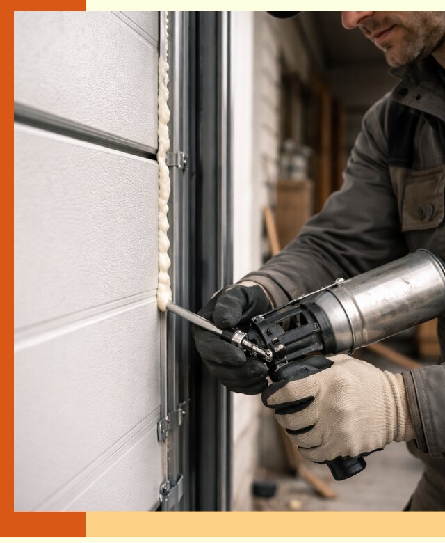 Заполнение пустот ворот в Старой Руссе профессионально и герметично