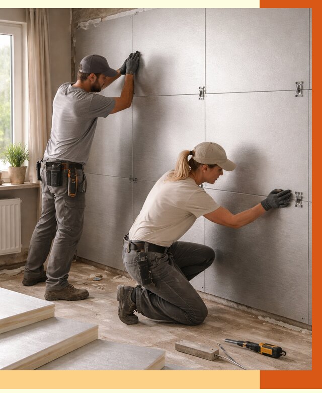 Утепление PIR панелями в Старой Руссе от 4280 руб. под ключ | ТепломастерСрс