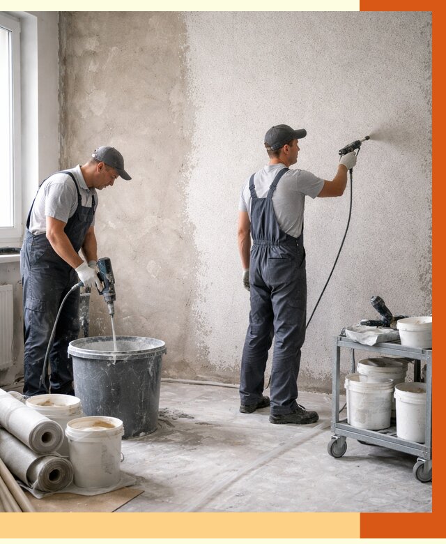 Утепление стен жидкой теплоизоляцией в Старой Руссе от 4280 руб/м² | ТепломастерСрс