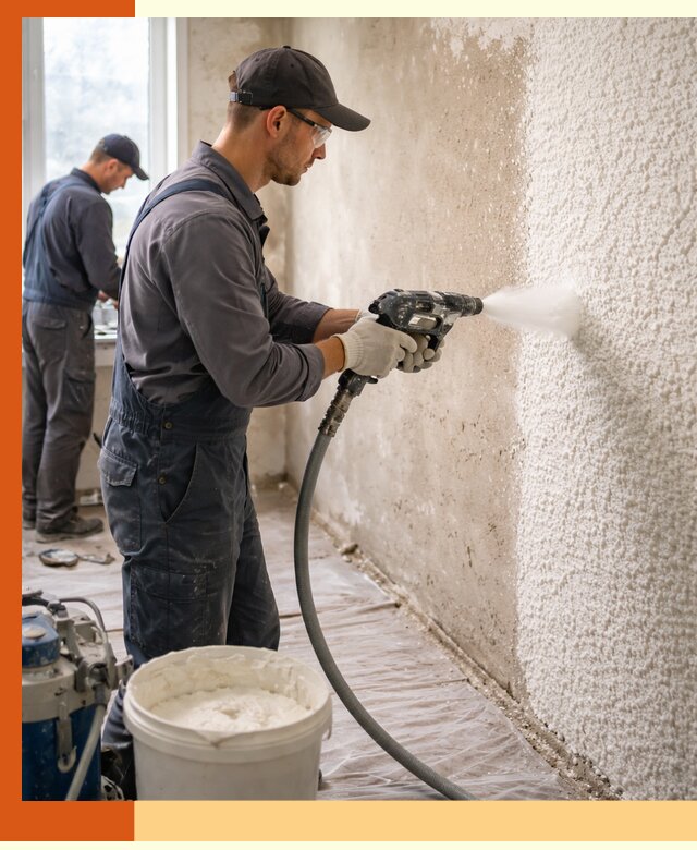 Утепление стен жидкой теплоизоляцией в Старой Руссе для квартир и домов