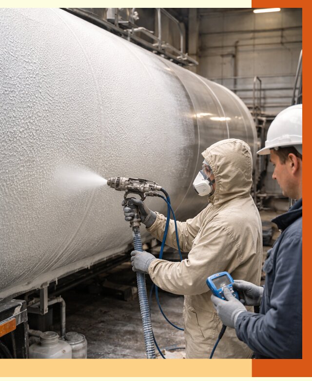 Утепление автоцистерны жидкой теплоизоляцией в Старой Руссе от 14776 руб. под ключ | ТепломастерСрс