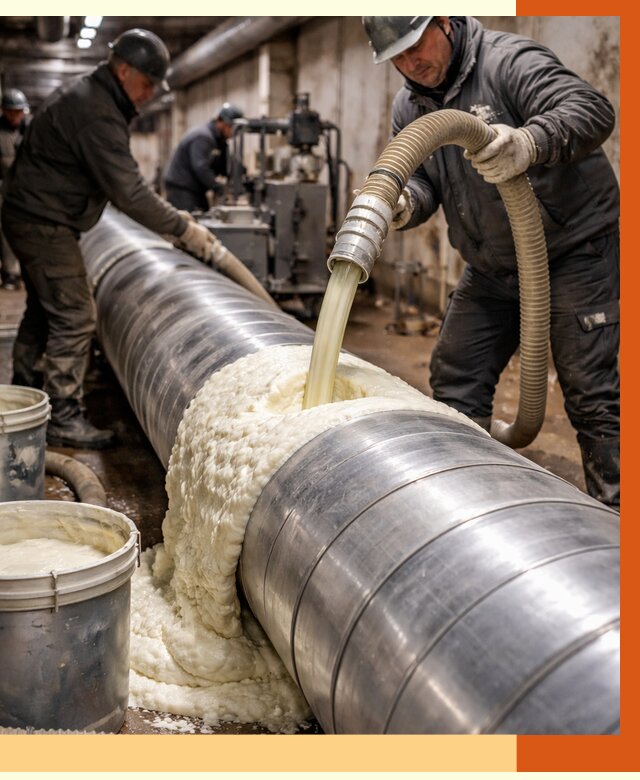 Утепление теплотрассы жидкой теплоизоляцией в Старой Руссе от 4280 руб. | ТепломастерСрс