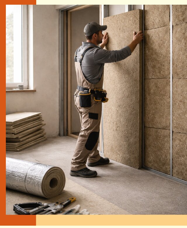 Шумоизоляция дома в Старой Руссе — комплексная защита от шума