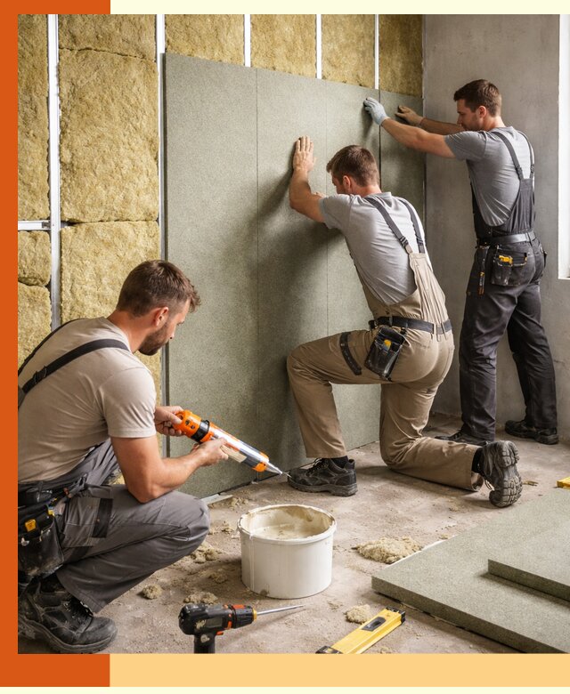 Профессиональная шумоизоляция стен в Старой Руссе для квартир и домов