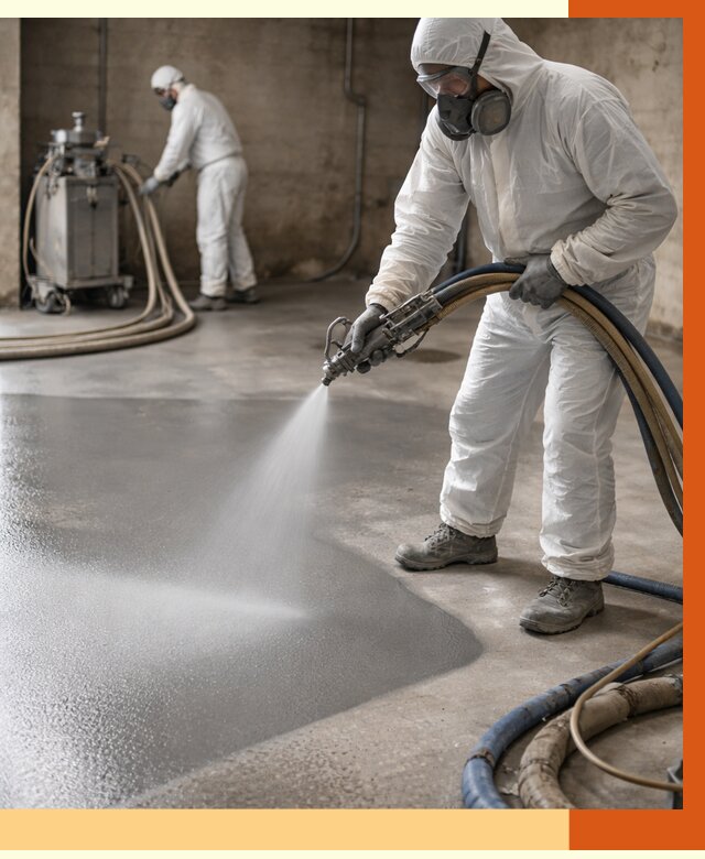 Гидроизоляция полимочевиной в Старой Руссе от 8662 руб/м² — напыление полимерной гидроизоляции | ТепломастерСрс