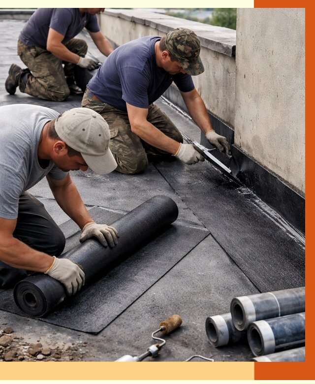 Гидроизоляция кровли в Старой Руссе от 4586 руб. — профессиональная гидроизоляция крыши | ТепломастерСрс
