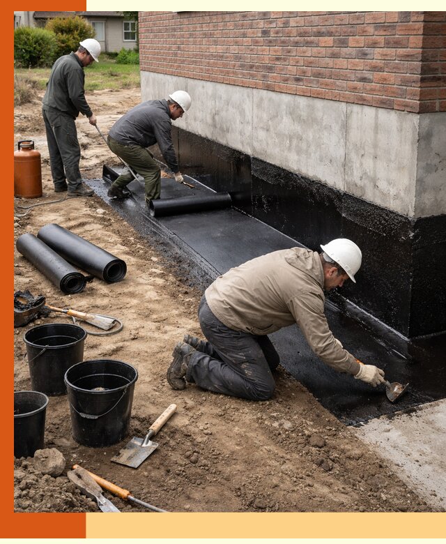 Гидроизоляция фундамента в Старой Руссе: надежная защита строений