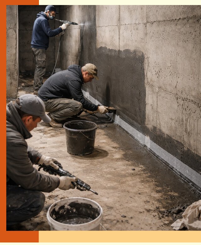 Гидроизоляция подвала в Старой Руссе — комплексная защита от влаги